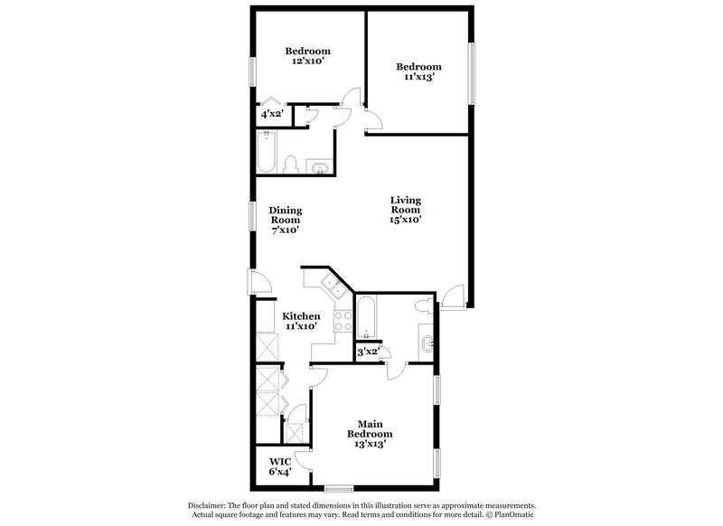 1,600/Mo, 1036 W 7th St Saint Augustine, FL 32084 Floorplan View