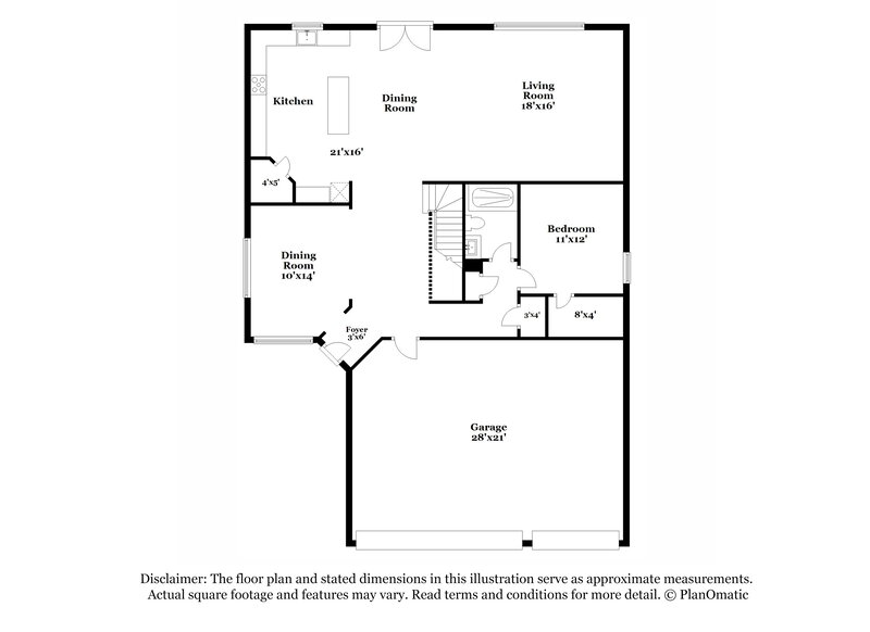 2,480/Mo, 3343 Spring Valley Ct Green Cove Springs, FL 32043 Floor Plan View