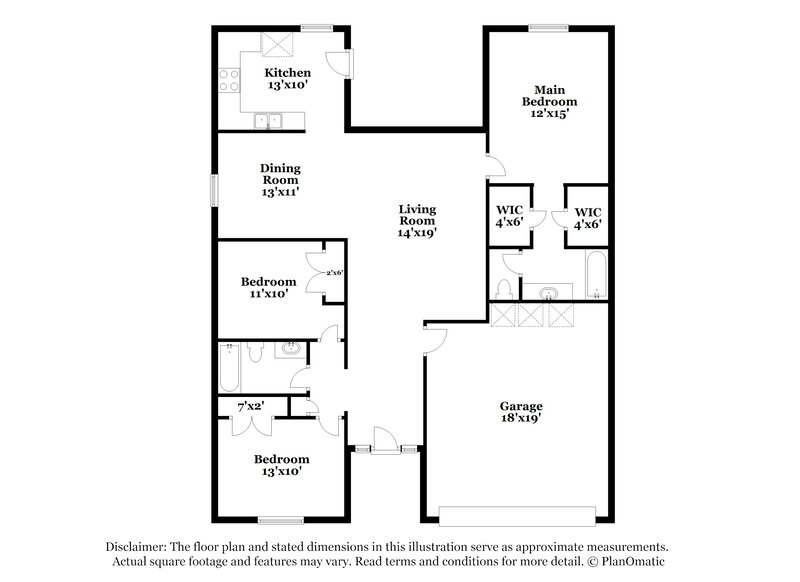 1,665/Mo, 5342 Arlington Rd Jacksonville, FL 32211 Floor Plan View