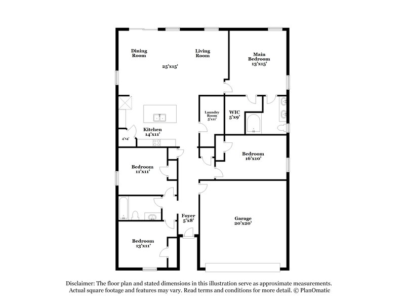 1,775/Mo, 1960 Pebble Point Dr Green Cove Springs, FL 32043 Floorplan View