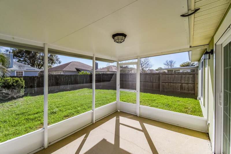 1,855/Mo, 3653 Morning Meadow Ln Orange Park, FL 32073 Screen Porch View