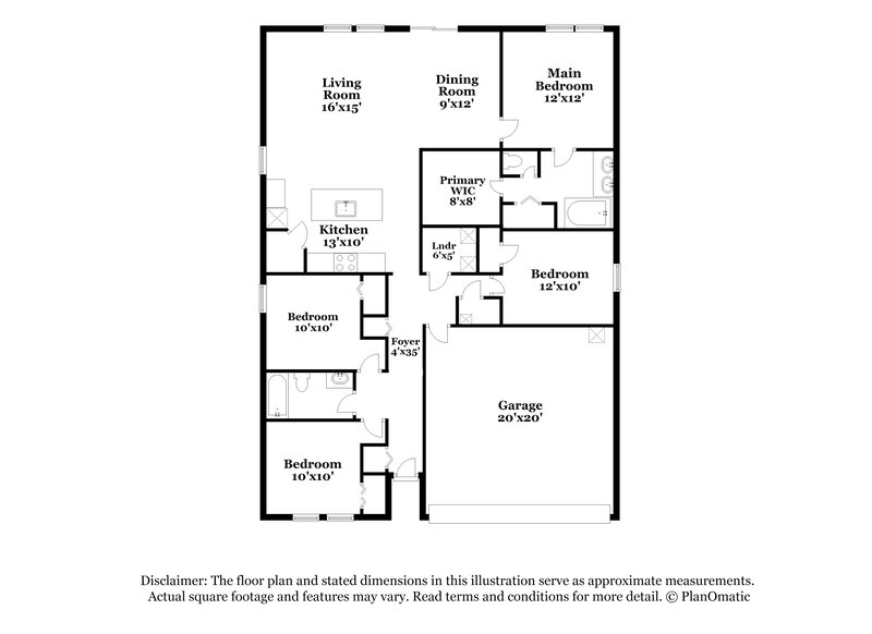 2,085/Mo, 2443 Cold Stream Ln Green Cove Springs, FL 32043 Floorplan View
