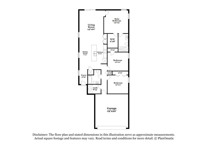 2,590/Mo, 8334 Cape Fox Dr Jacksonville, FL 32222 Floor Plan View