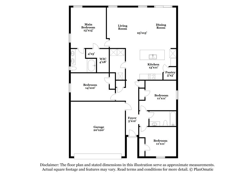1,780/Mo, 2278 Pebble Point Dr Green Cove Springs, FL 32043 Floor Plan View