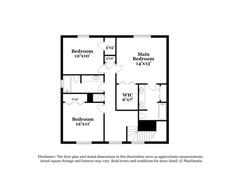 1,940/Mo, 8389 Argyle Corners Ct Jacksonville, FL 32244 Floor Plan View 2