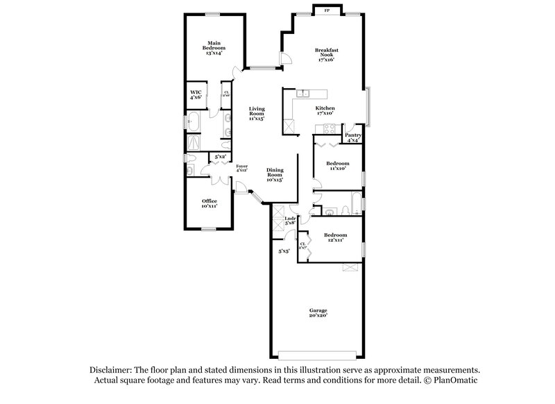 2,085/Mo, 3653 August Crossing Ct Jacksonville, FL 32210 Floor Plan View