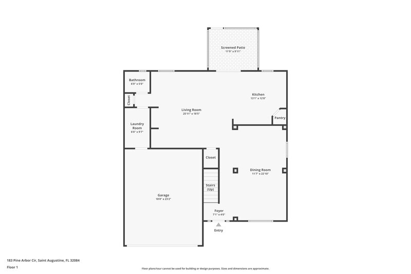 3,270/Mo, 183 Pine Arbor Cir Saint Augustine, FL 32084 Floor Plan View