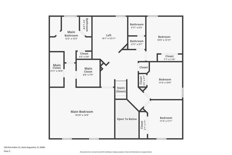 3,270/Mo, 183 Pine Arbor Cir Saint Augustine, FL 32084 Floor Plan View 2