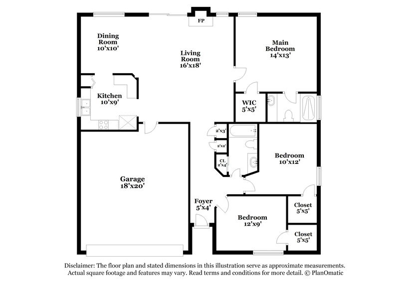 1,725/Mo, 3447 Le Havre Dr E Jacksonville, FL 32277 Floor Plan View