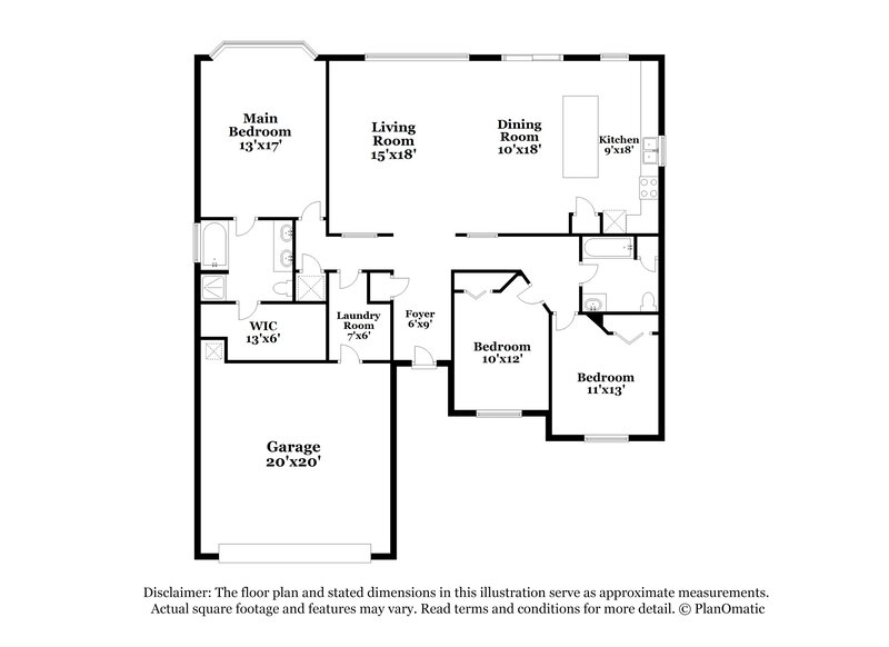 2,245/Mo, 75093 Brookwood Dr Yulee, FL 32097 Floor Plan View