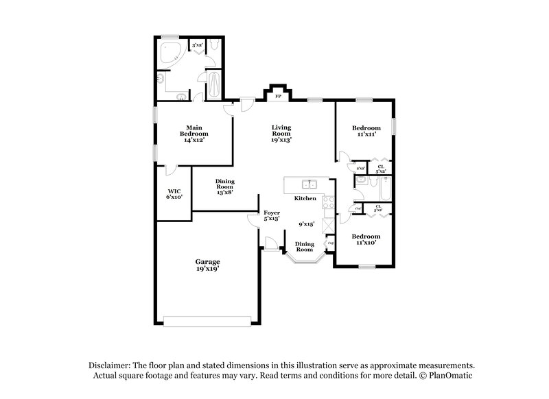 1,940/Mo, 8155 Pineverde Ln Jacksonville, FL 32244 Floorplan View