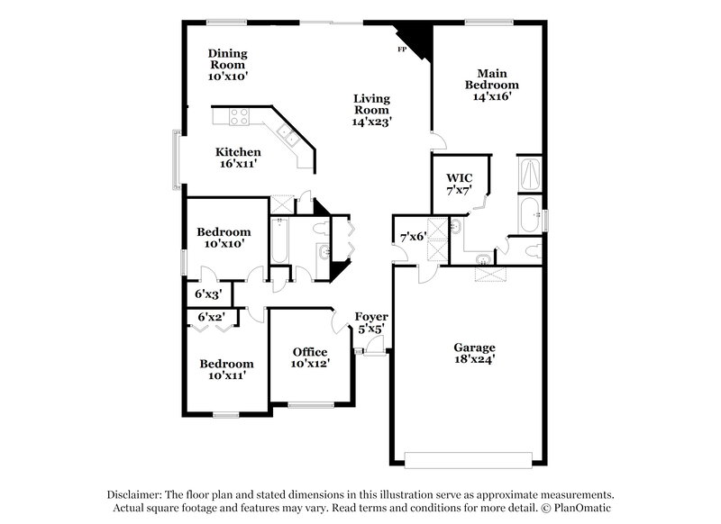 2,130/Mo, 1464 Loblolly Ct Orange Park, FL 32073 Floor Plan View
