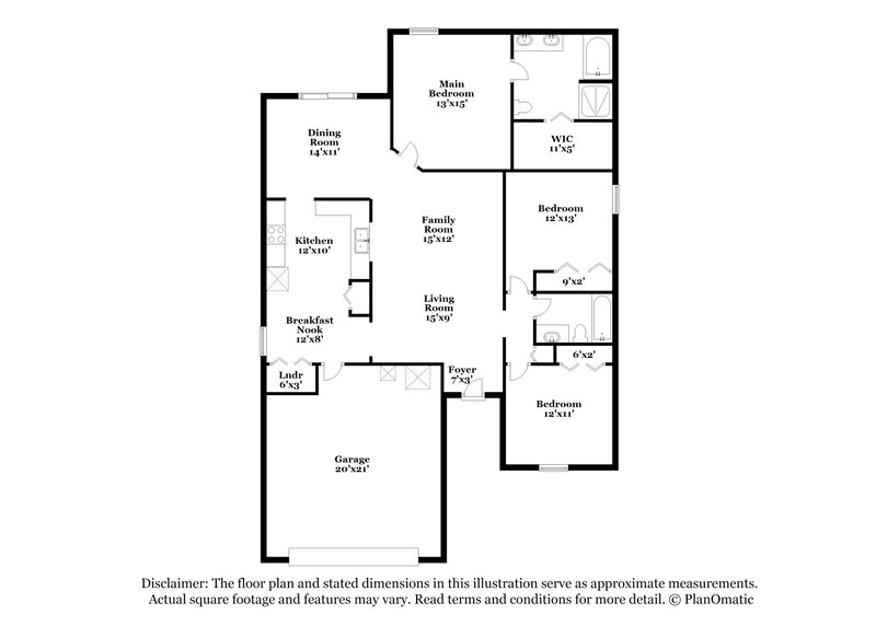 1,870/Mo, 10640 Spring View Rd Jacksonville, FL 32221 Floor Plan View