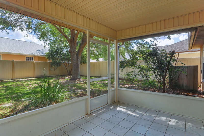 1,990/Mo, 3899 Pebble Brooke Cir Orange Park, FL 32065 Screened Patio View