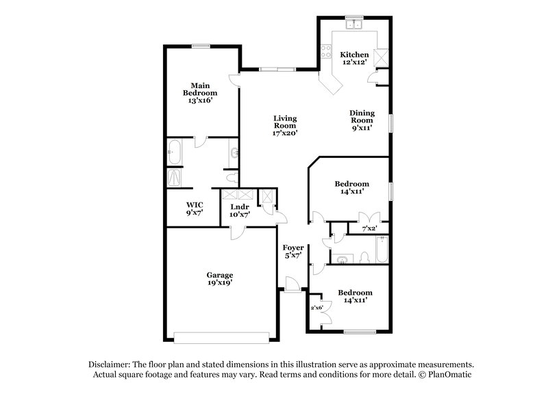 1,830/Mo, 3258 Hidden Meadows Ct Green Cove Springs, FL 32043 Floor Plan View