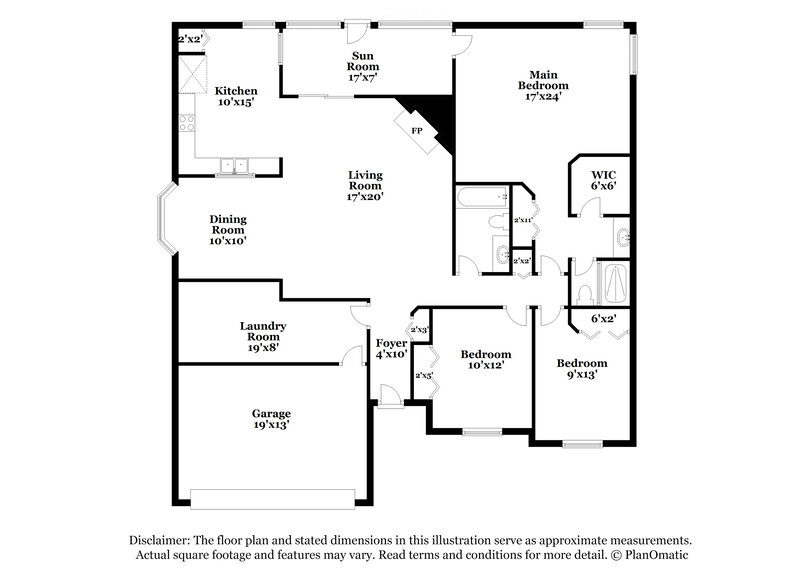 2,230/Mo, 1266 Bee St N Orange Park, FL 32065 Floorplan View