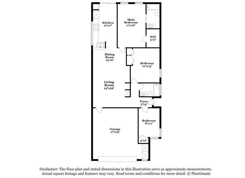 1,555/Mo, 2610 Malibu Cir Orange Park, FL 32065 Floor Plan View