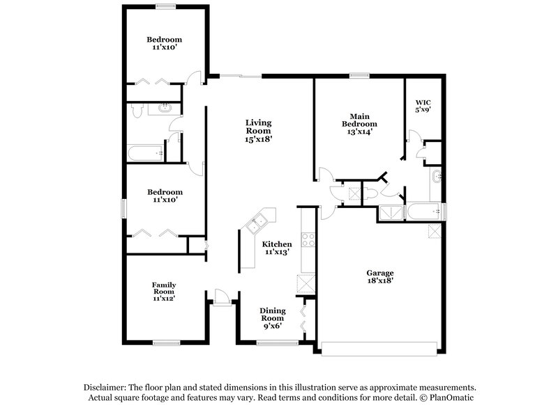 1,745/Mo, 1459 Dog Fennel Ct Orange Park, FL 32073 Floorplan View