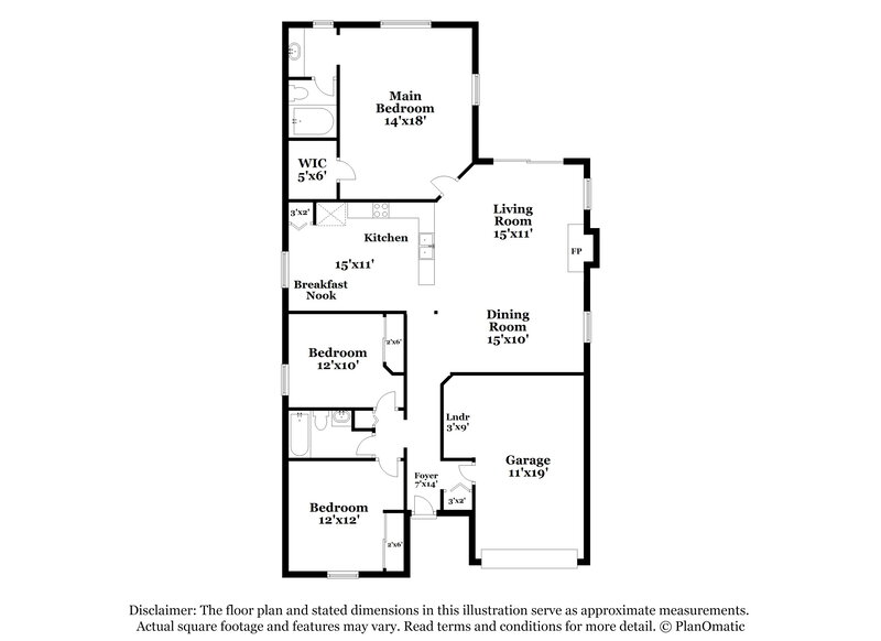 2,000/Mo, 1156 Radis Pl Jacksonville, FL 32225 Floor Plan View