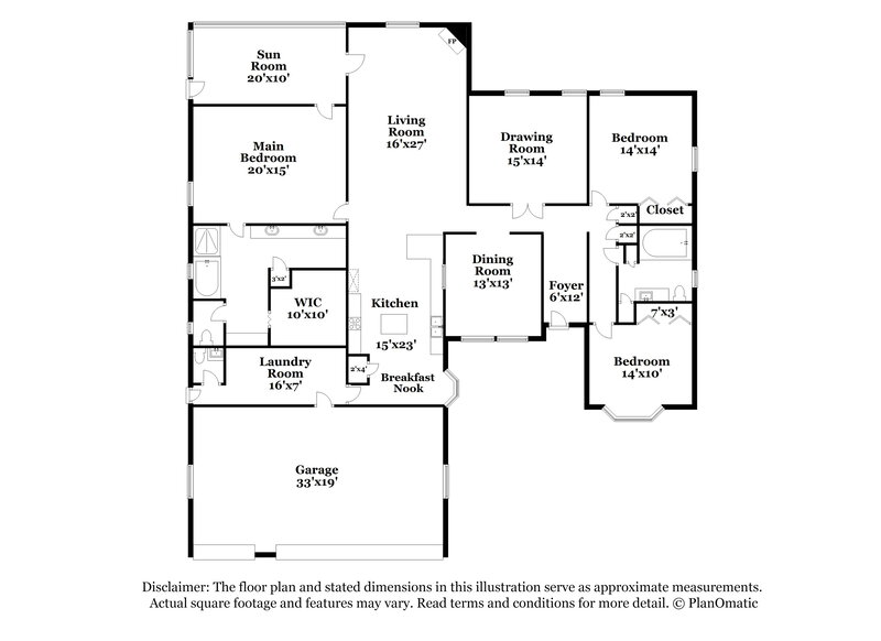 2,650/Mo, 1590 Rain Bird Ct Jacksonville, FL 32225 Floor Plan View