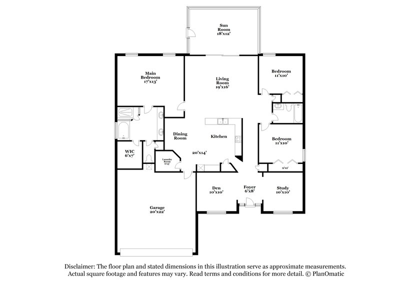 2,045/Mo, 2731 Creek Ridge Dr Green Cove Springs, FL 32043 Floor Plan View