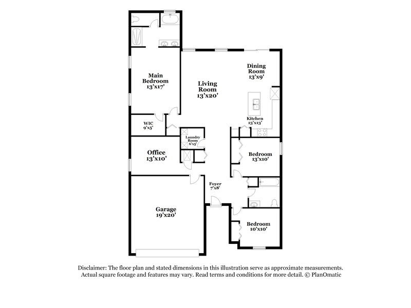 1,860/Mo, 9325 Aplomado Cir Jacksonville, FL 32210 Floorplan View