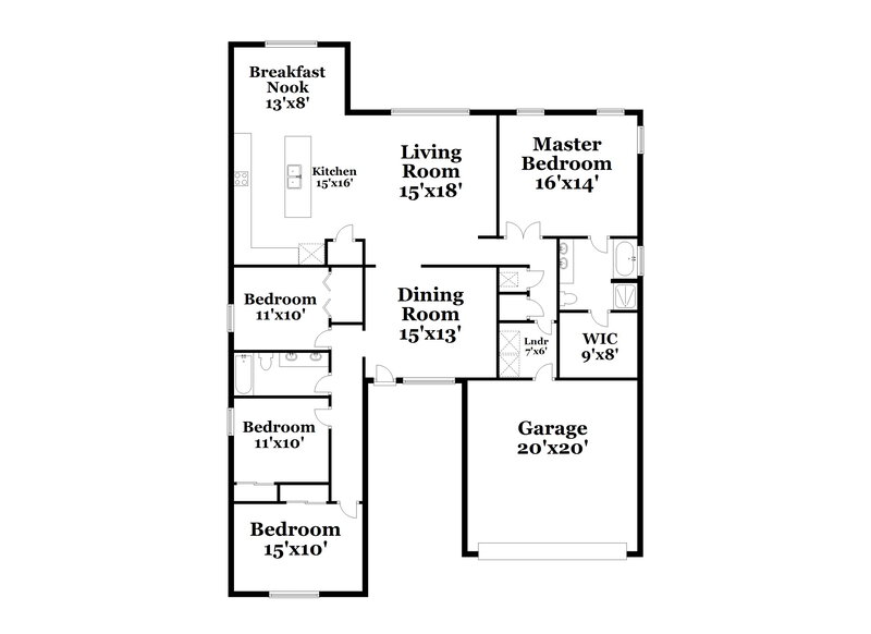 2,535/Mo, 332 Welbeck Pl Saint Johns, FL 32259 Floor Plan View