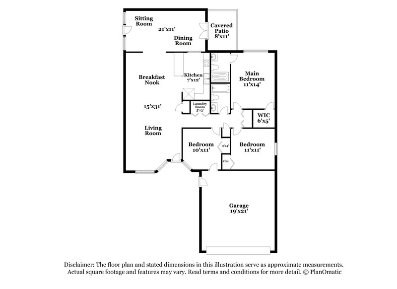2,560/Mo, 1967 Bluebird Run W Orange Park, FL 32073 Floor Plan View