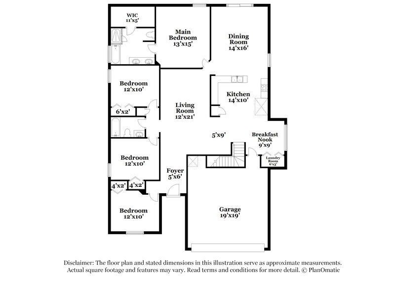 2,420/Mo, 2992 Plum Orchard Dr Orange Park, FL 32073 Floor Plan View