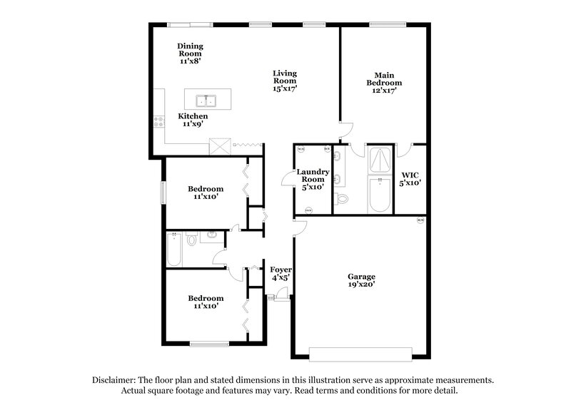 2,530/Mo, 116 River Cove Cir Saint Augustine, FL 32086 Floorplan View