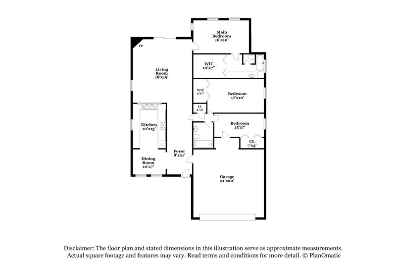 2,155/Mo, 2871 Sutton Estates Cir N Jacksonville, FL 32223 Floor Plan View
