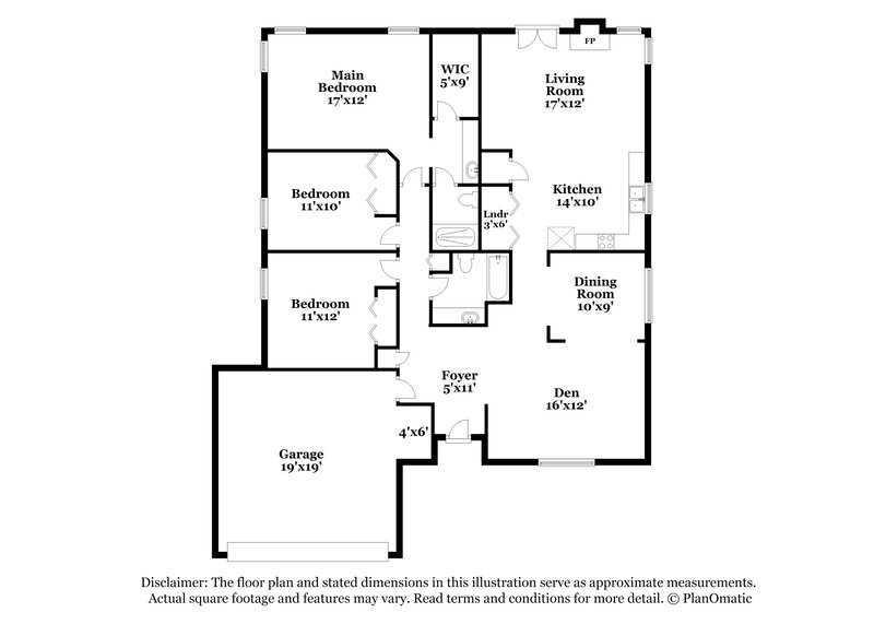 1,885/Mo, 8018 Fleur de Lis Dr Jacksonville, FL 32277 Floor Plan View