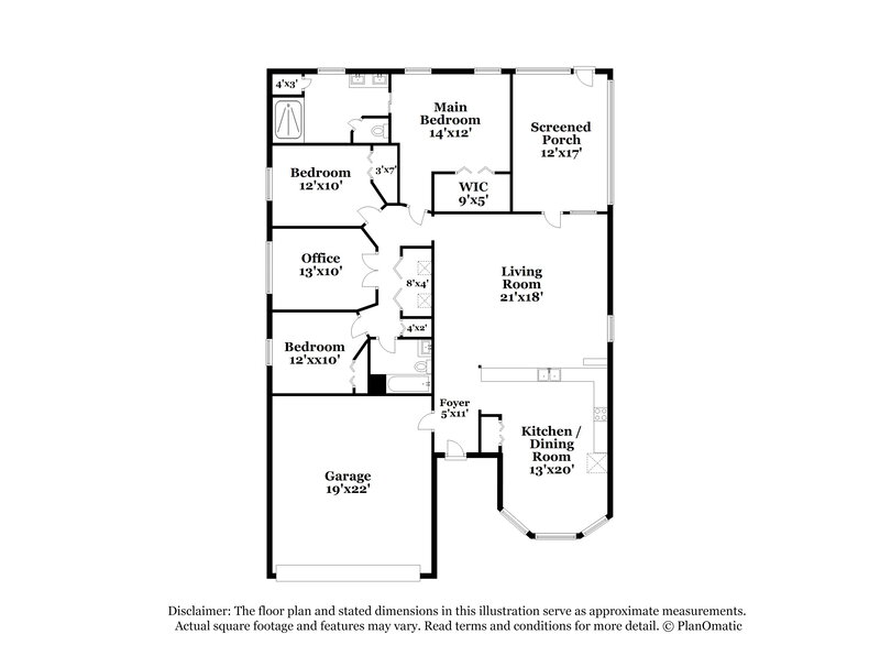 2,525/Mo, 597 Prosperity Lake Dr Saint Augustine, FL 32092 Floor Plan View