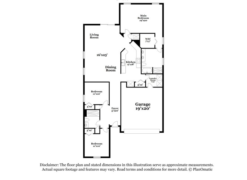 2,315/Mo, 76802 Timbercreek Blvd Yulee, FL 32097 Floor Plan View