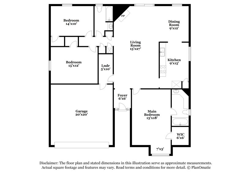 2,265/Mo, 401 Baybrook Dr Fleming Island, FL 32003 Floorplan View
