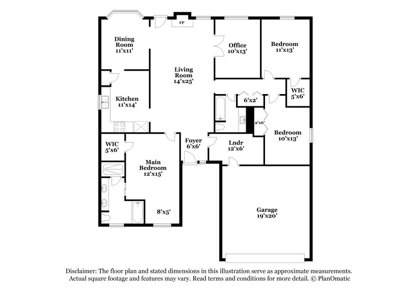 2,010/Mo, 125 Dover Bluff Dr Orange Park, FL 32073 Floor Plan View