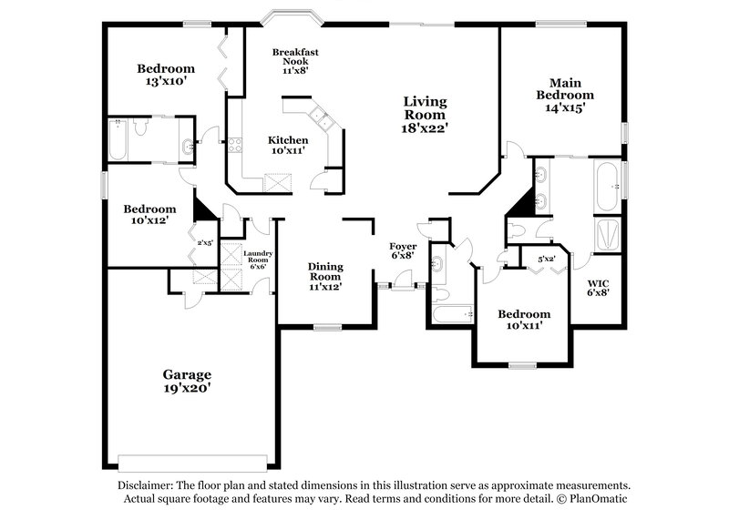 2,240/Mo, 112 Cummer Way St Augustine, FL 32095 Floor Plan View