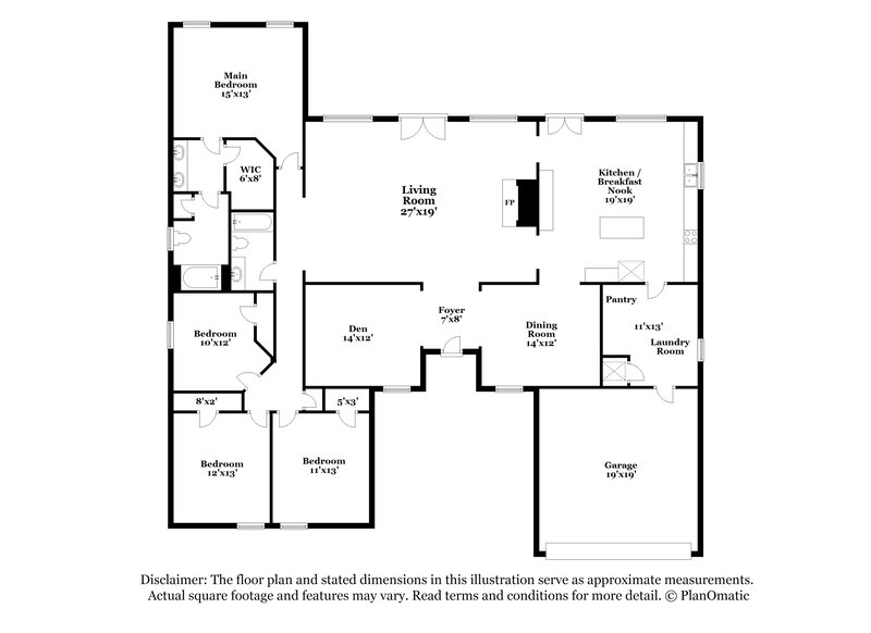 2,140/Mo, 1573 Guardian Ct Jacksonville, FL 32221 Floor Plan View