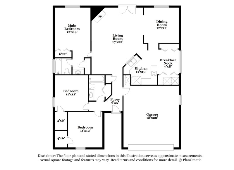 1,880/Mo, 2215 Botany St Middleburg, FL 32068 Floorplan View
