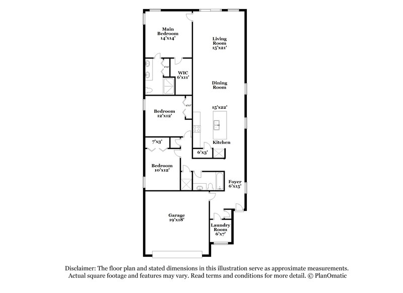 1,910/Mo, 2555 Bear Creek Way Green Cove Springs, FL 32043 Floorplan View