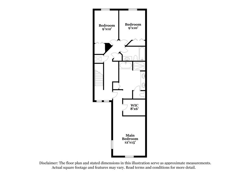 1,595/Mo, 3645C Creswick Cir Orange Park, FL 32065 Floor Plan View 2