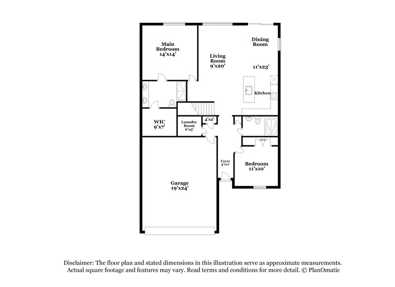 2,135/Mo, 702 Pampas St Pleasant Hill, MO 64080 Floor Plan View