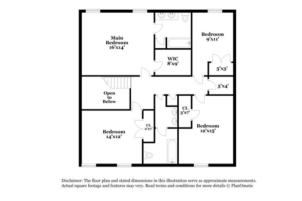 2,140/Mo, 604 Pampas St Pleasant Hill, MO 64080 Floor Plan View 2