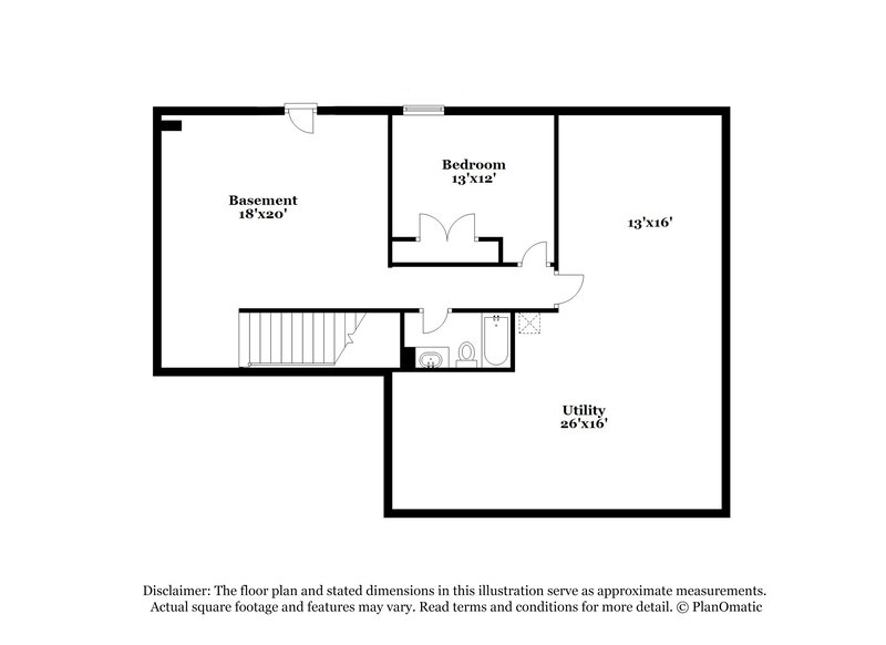 1,845/Mo, 7451 Overland Dr Belton, MO 64012 Floor Plan View 2
