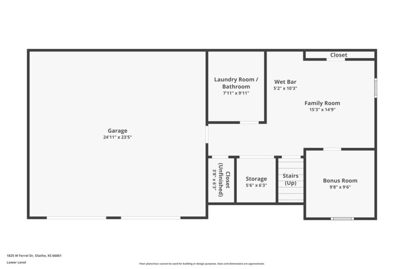 2,340/Mo, 1825 W Ferrel Dr Olathe, KS 66061 Floorplan View 2