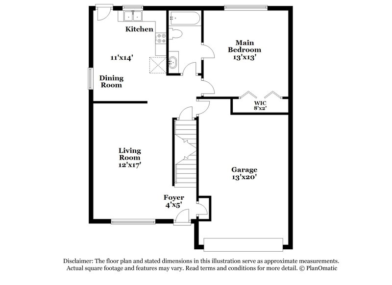 1,700/Mo, 1520 Osage St Leavenworth, KS 66048 Floorplan View