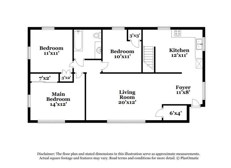 2,060/Mo, 1310 Osage St Leavenworth, KS 66048 Floor Plan View 2