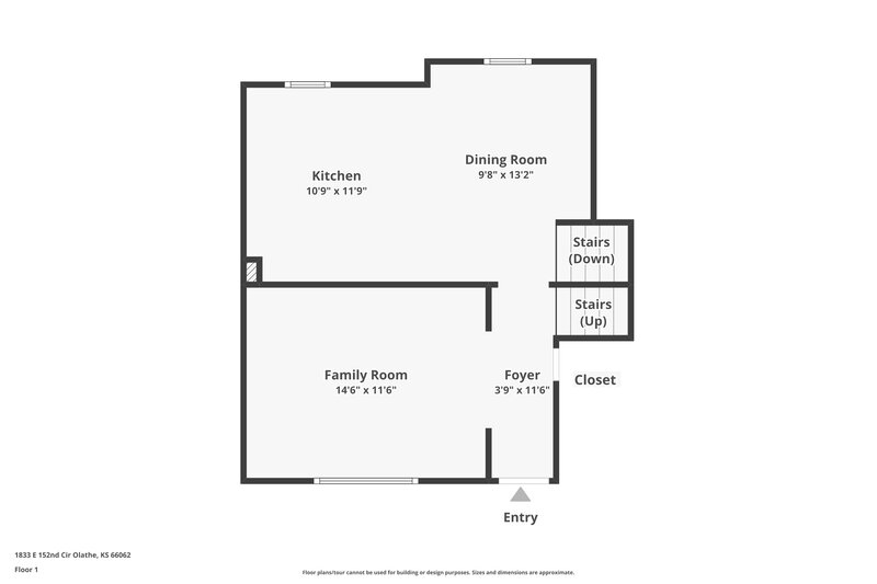 2,275/Mo, 1833 E 152nd Circle Olathe, KS 66062 Floor Plan View