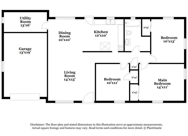2,050/Mo, 132 Woodland Rd Lansing, KS 66043 Floor Plan View