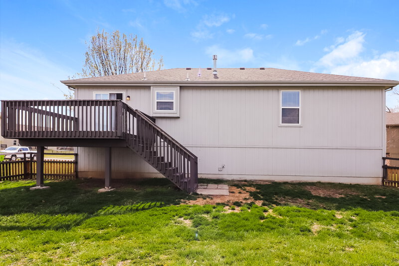 2,005/Mo, 1200 Silver Maple Dr Belton, MO 64012 Rear View
